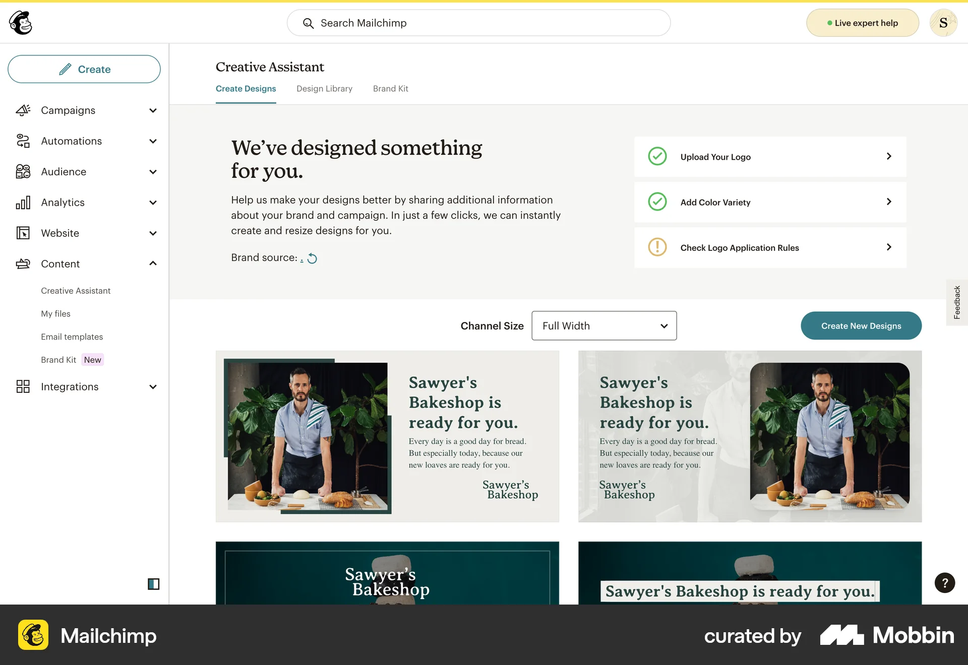 MailChimp Creative Assistant Onboarding
